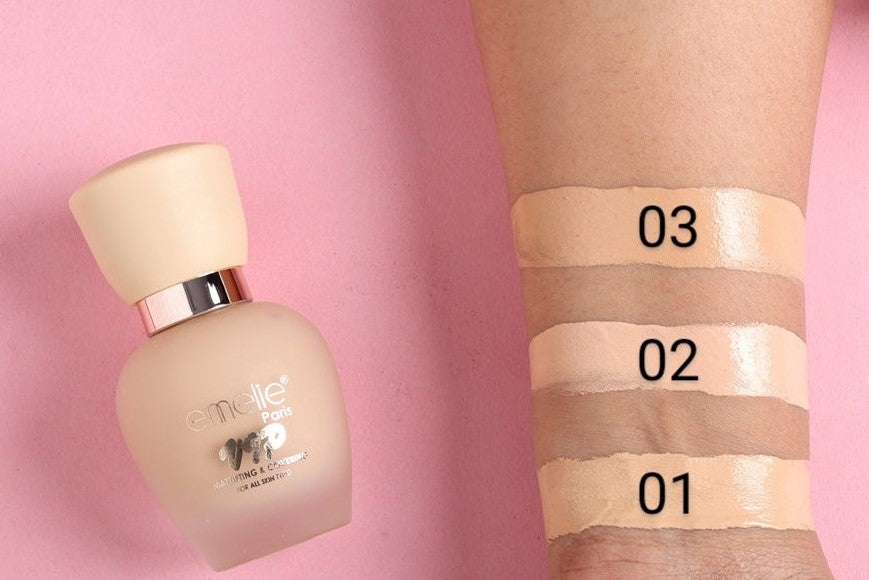 VIP HI-SILK FOUNDATION Emelie Cosmetics