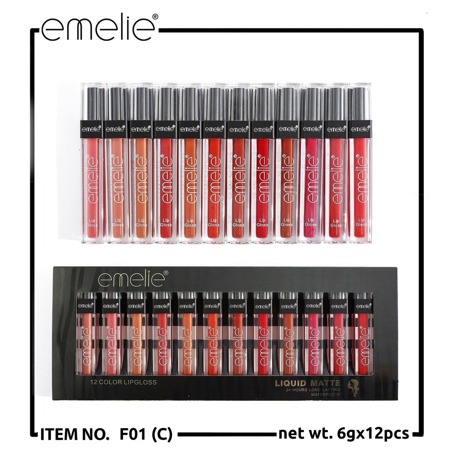Emelie Matte Lip Gloss Emelie Cosmetics.pk