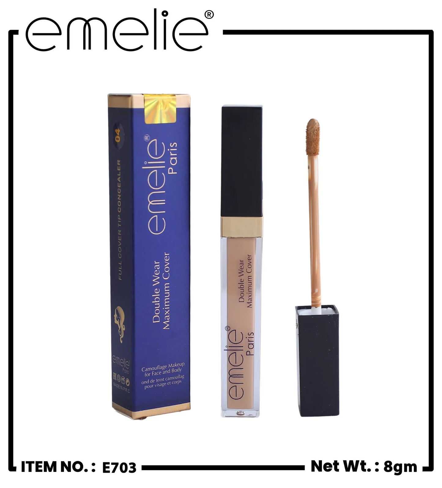 Double Wear Maximum Cover Concealer Emelie Cosmetics