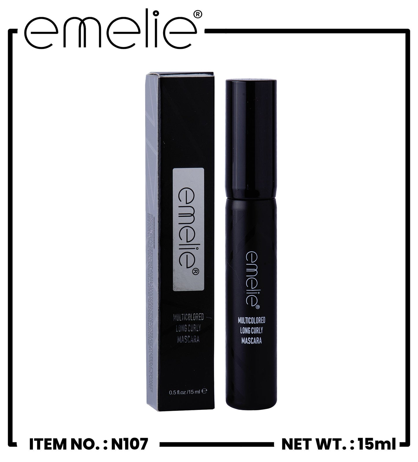 Long Curly Mascara Emelie Cosmetics.pk