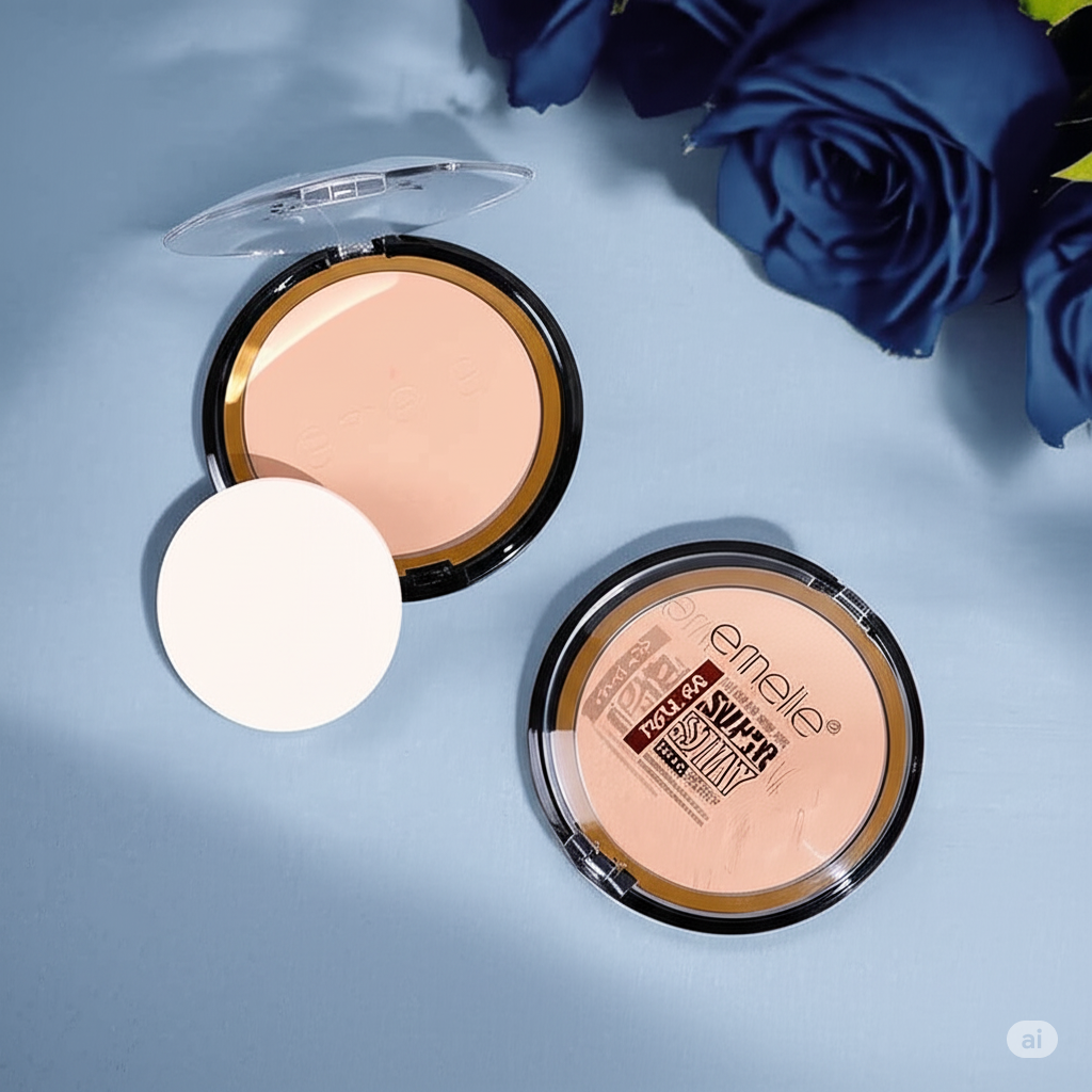 REAL ME Super Stay Matte Pressed Powder with Flawless Coverage (20g) Emelie Cosmetics.pk