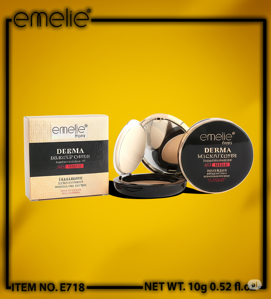 Derma Make up Cover Powder Emelie Cosmetics.pk