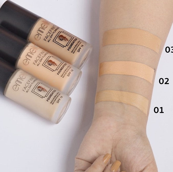 Facefinity All Day Flawless Foundation Emelie Cosmetics