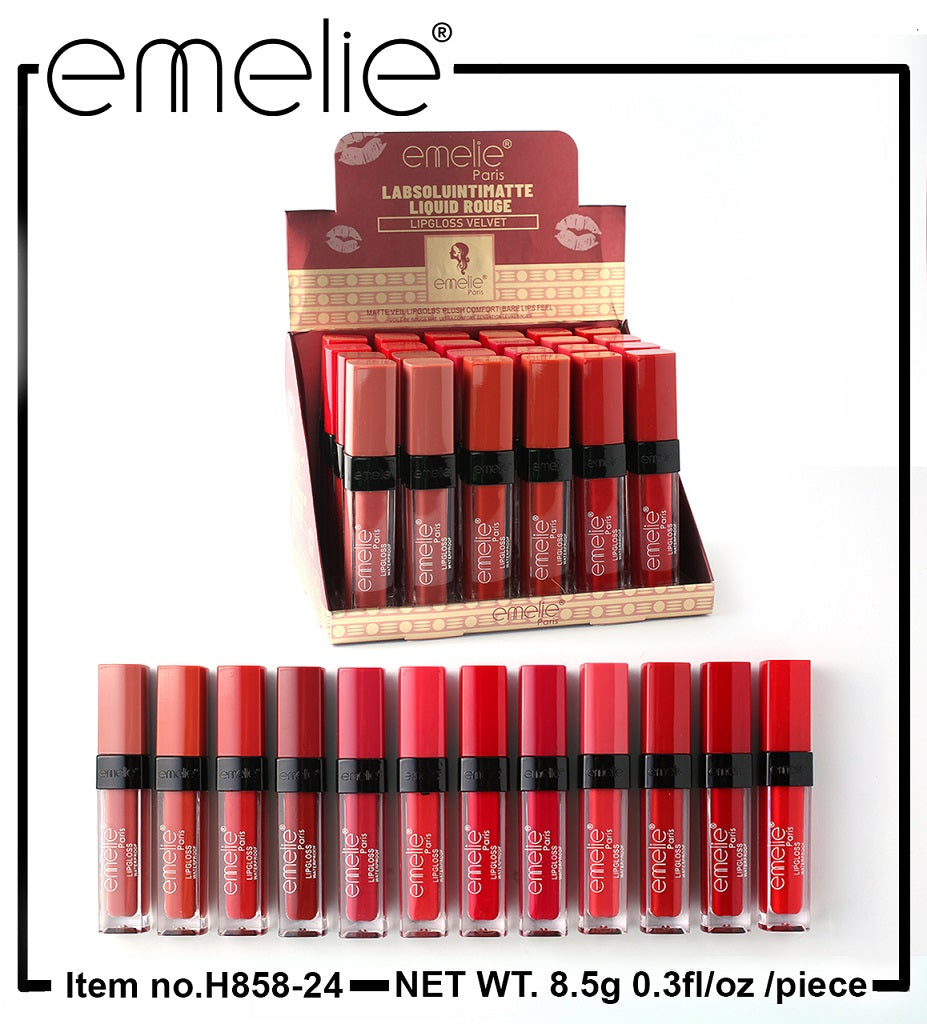 Emelie Matte Lip Gloss Valvet Emelie Cosmetics.pk