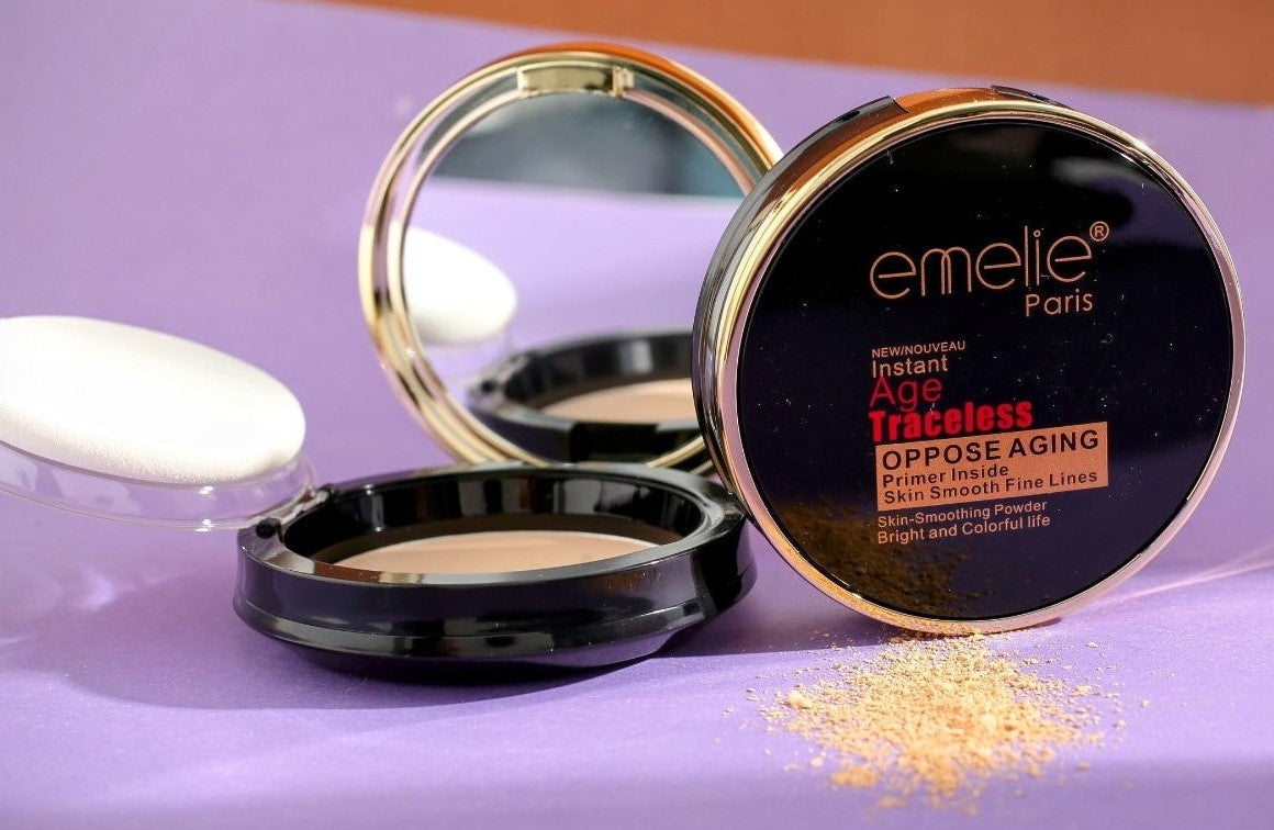 Age Traceless Pressed Powder Emelie Cosmetics.pk