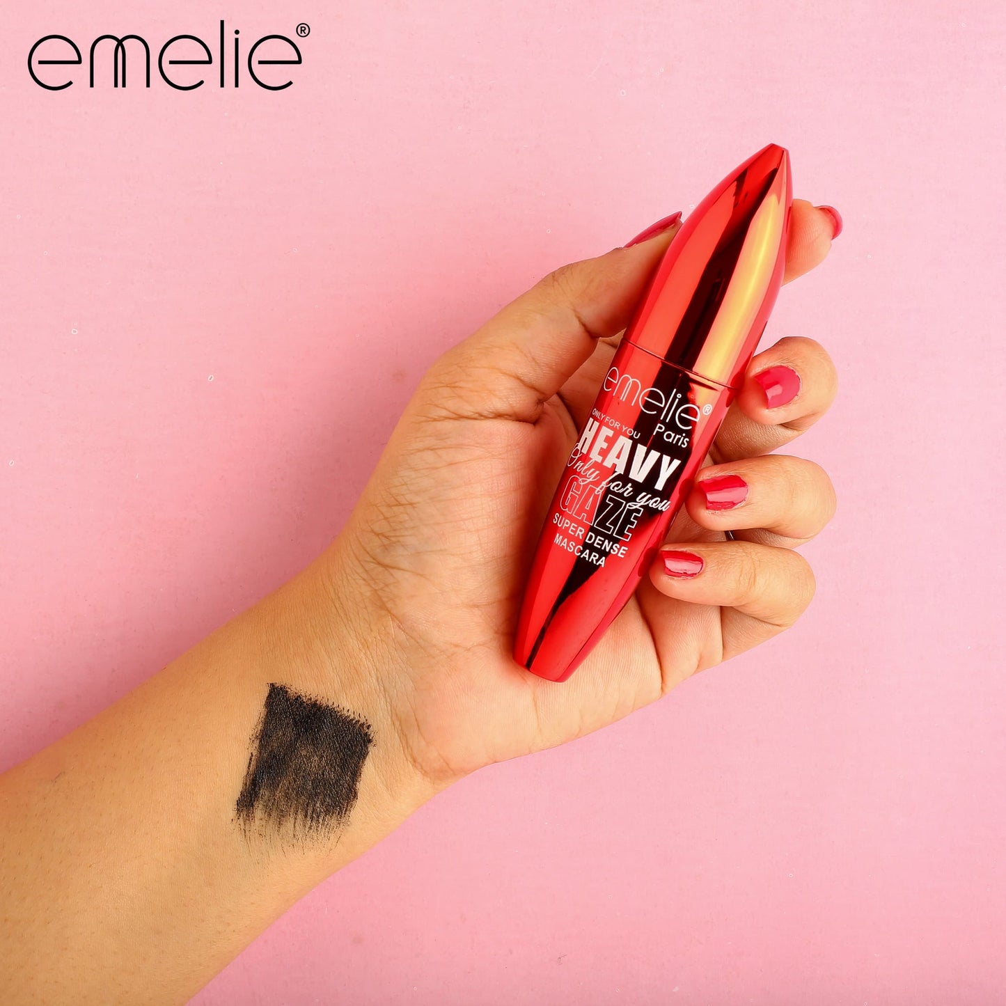 Heavy Gaze Super Dense Mascara Emelie Cosmetics.pk