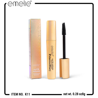Princess Diary Curl + Volume Waterproof Mascara Emelie Cosmetics.pk