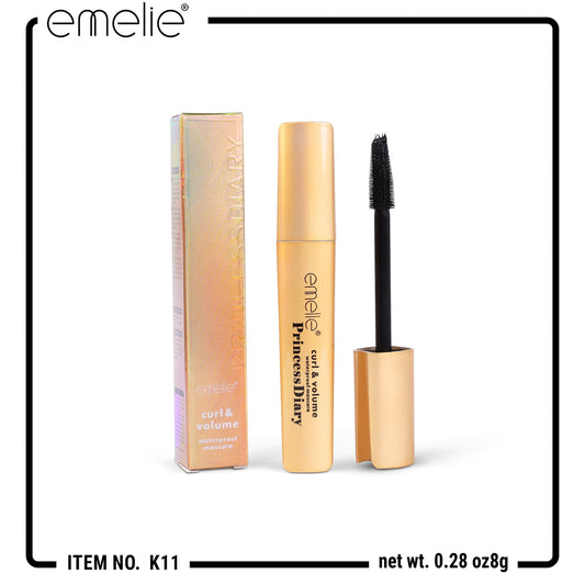 Princess Diary Curl + Volume Waterproof Mascara Emelie Cosmetics.pk