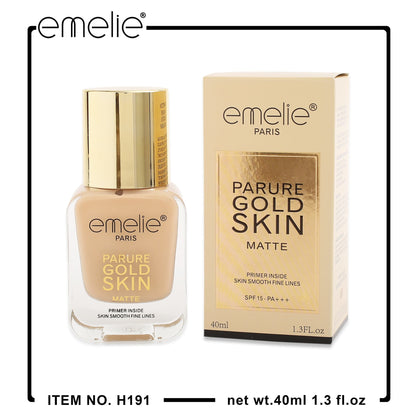 Parure Gold Skin Matte Foundation - 40ml Emelie Cosmetics