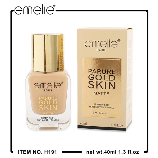 Parure Gold Skin Matte Foundation - 40ml Emelie Cosmetics
