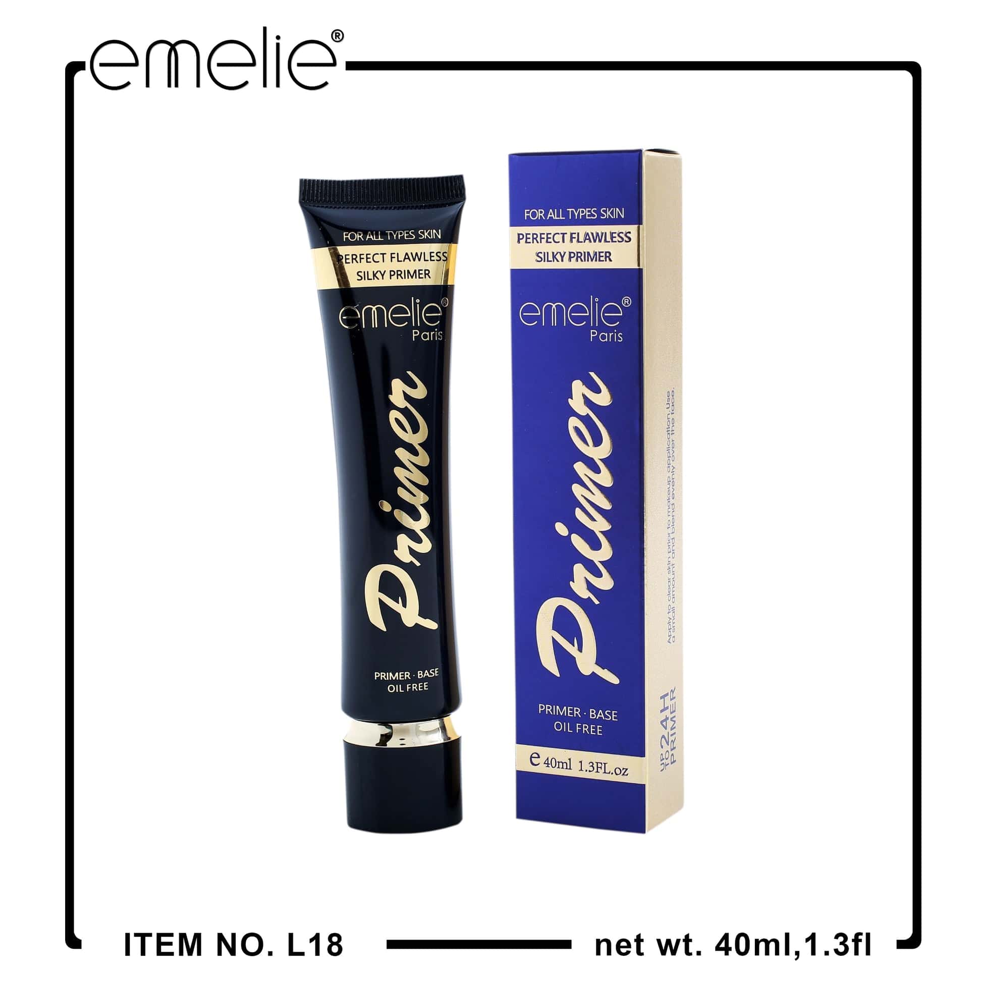 Perfect Flawless Silky Primer - 40ml Emelie Cosmetics.pk