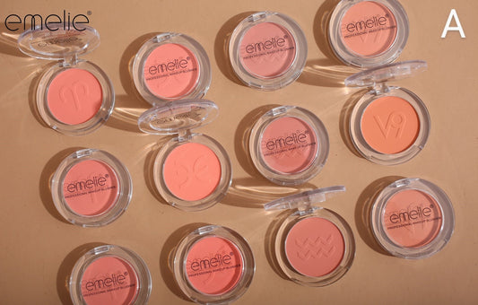 Professional Makeup Blusher - Pack of 4 Emelie Cosmetics.pk