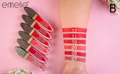 Emelie Silky Lip Gloss (6pc Set) Emelie Cosmetics.pk