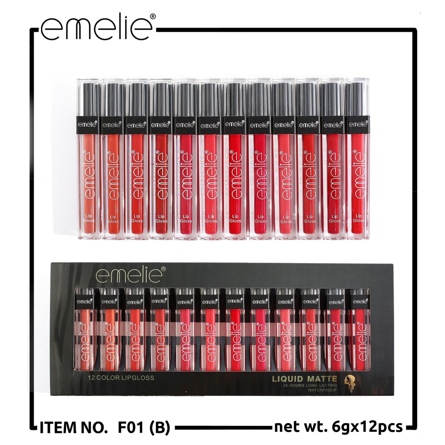 Emelie Matte Lip Gloss Emelie Cosmetics.pk