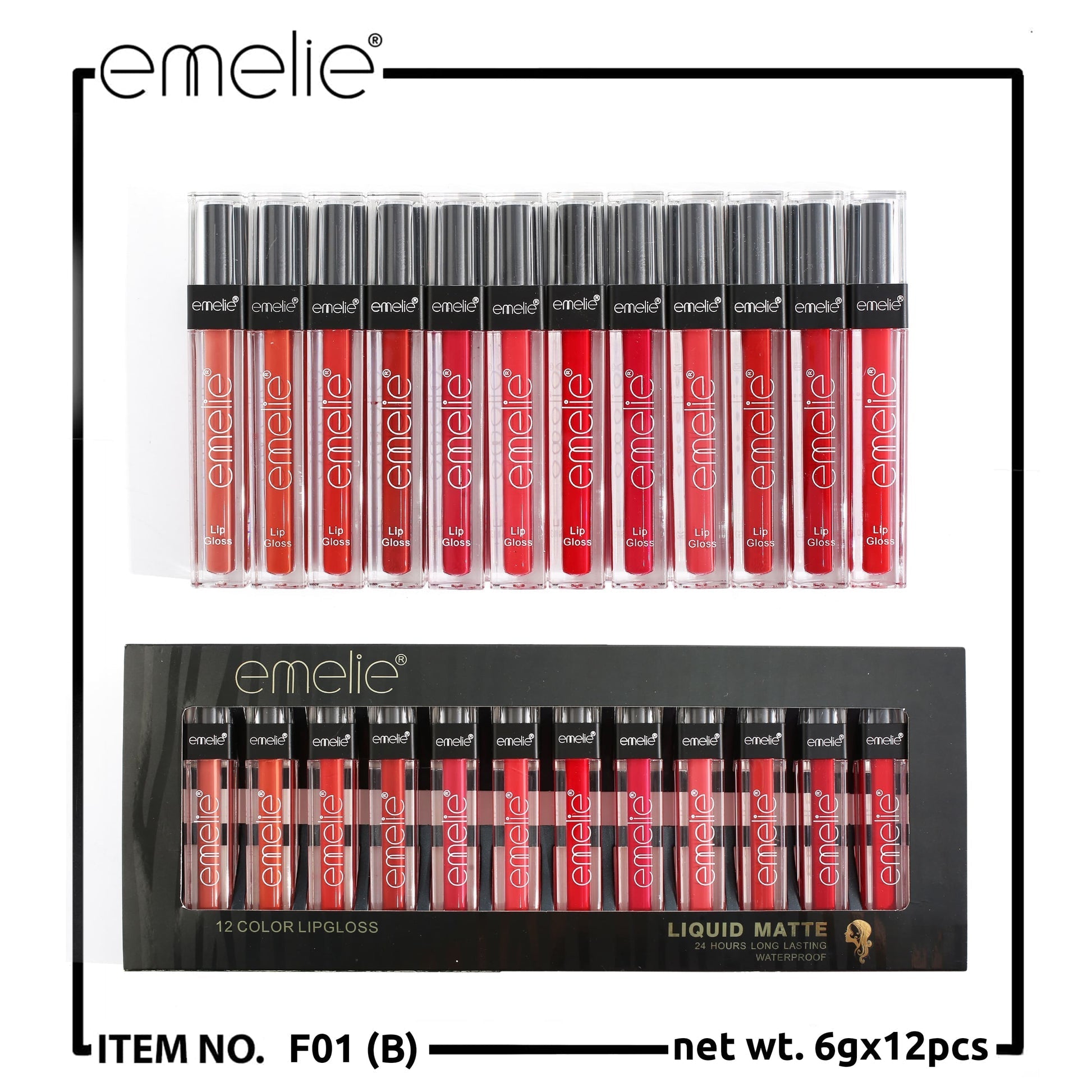 Emelie Matte Lip Gloss Emelie Cosmetics.pk