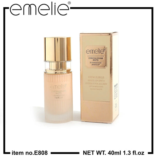 Concealer & Matte Foundation (2 in 1) Emelie Cosmetics