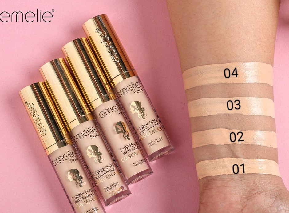 E - Super Cover waterproof Concealer Emelie Cosmetics