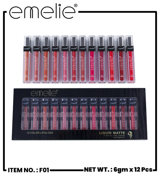 Emelie Matte Lip Gloss Emelie Cosmetics.pk