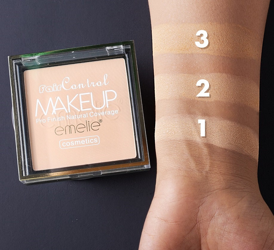 Pro Finish Natural Compact Powder Emelie Cosmetics.pk