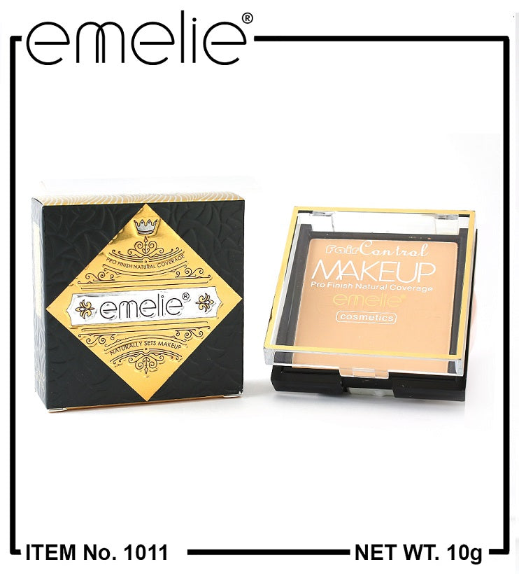Pro Finish Natural Compact Powder Emelie Cosmetics.pk