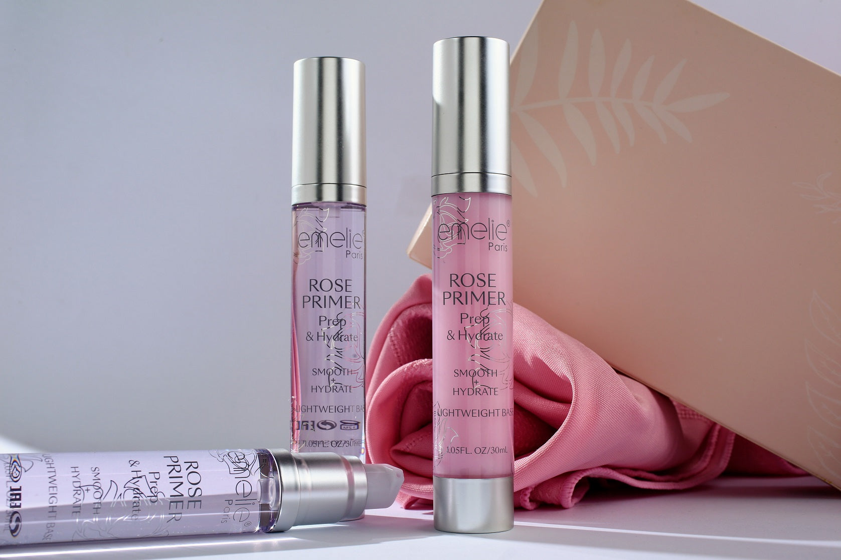 Prep & Hydrate Primer Rose - 30ml Emelie Cosmetics.pk