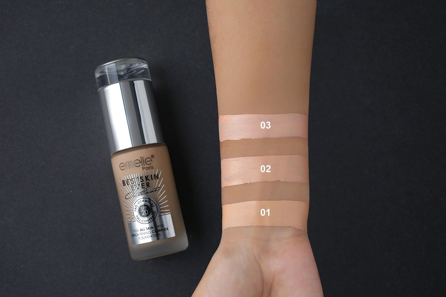 BESTSKIN EVER Better Foundation Emelie Cosmetics.pk