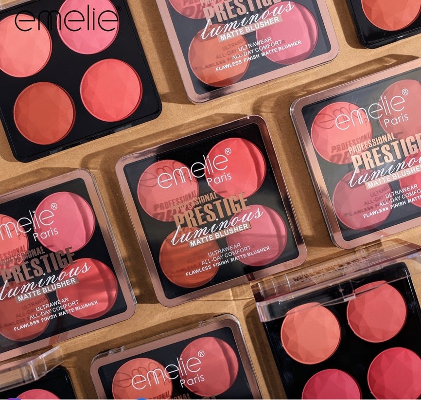 Professional Prestige Luminous Matte Blusher Emelie Cosmetics.pk