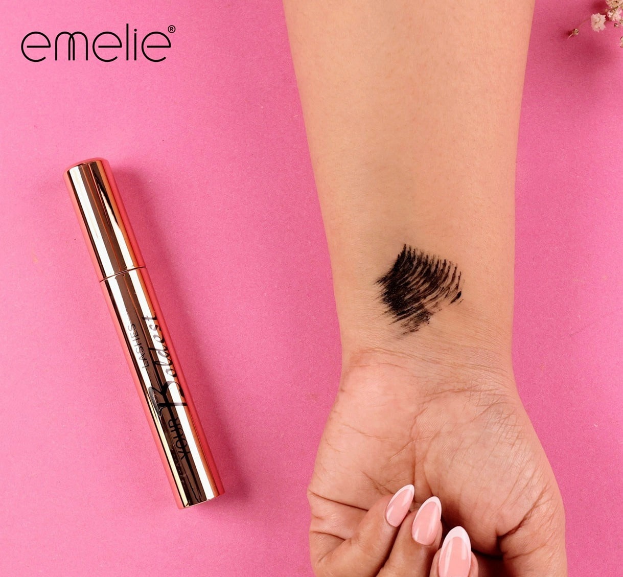 Emelie Paris Luxury Rose Gold Legendary Lashes Mascara