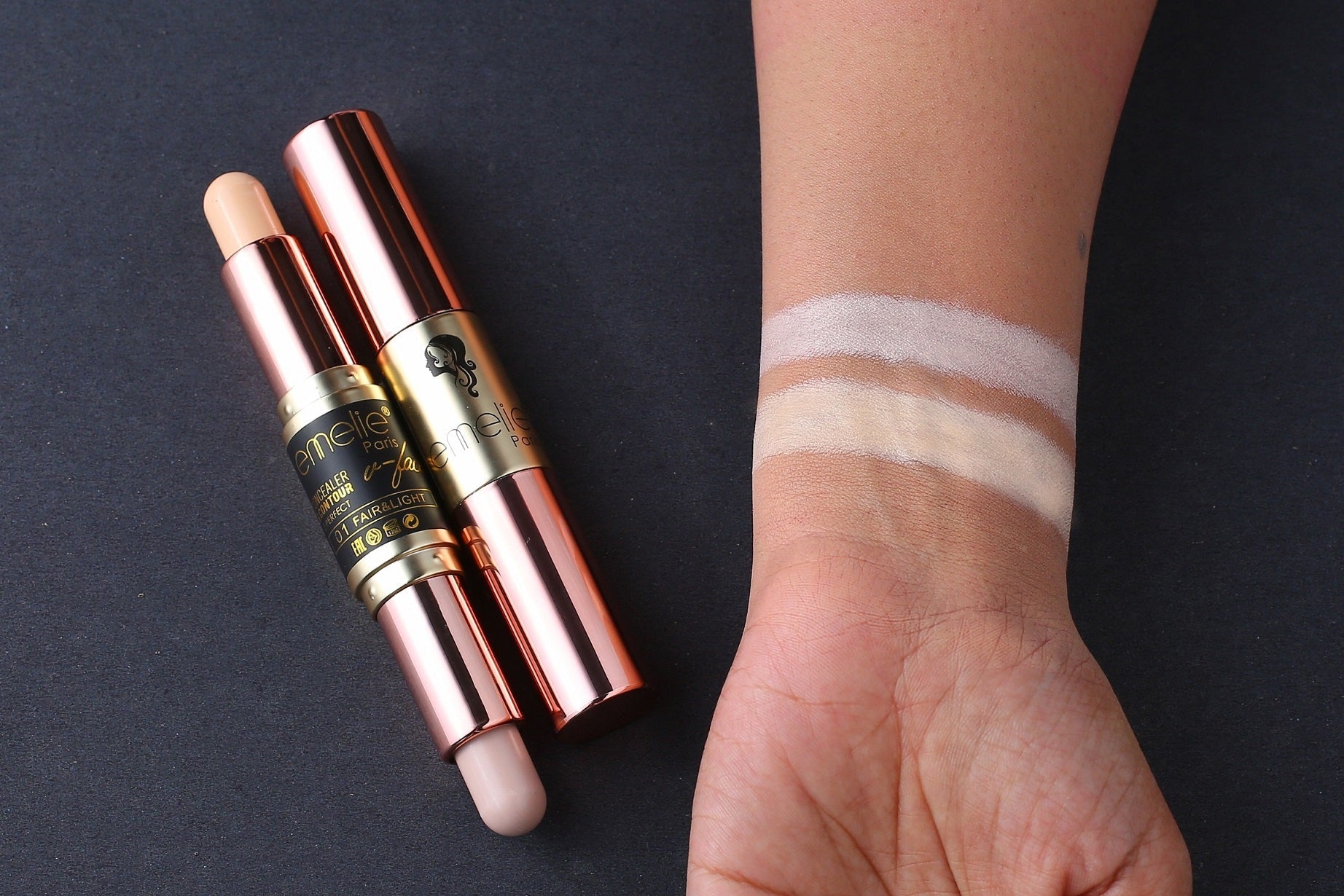 2 in 1 Concealer and Contour Emelie Cosmetics