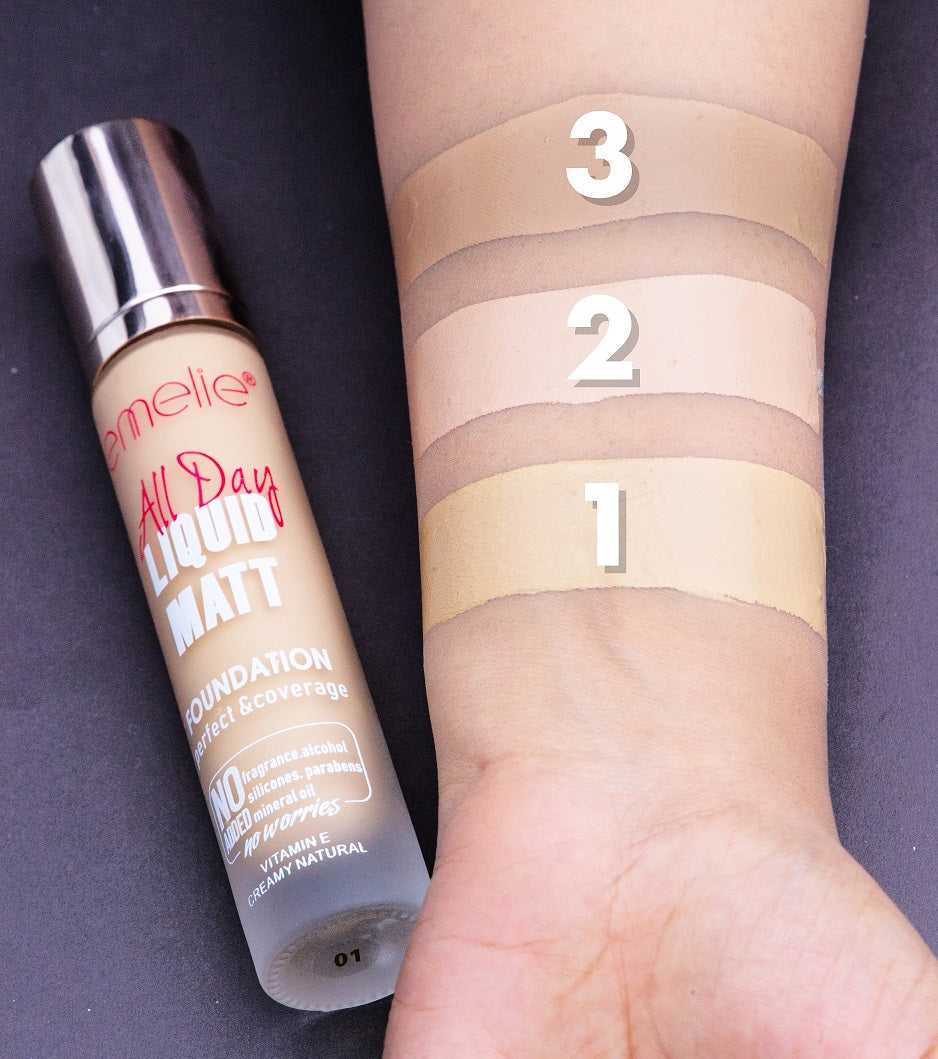 All Day Foundation Emelie Cosmetics