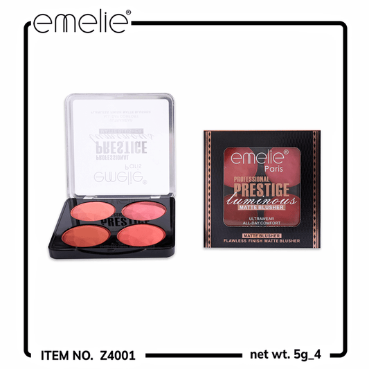 Professional Prestige Luminous Matte Blusher Emelie Cosmetics.pk