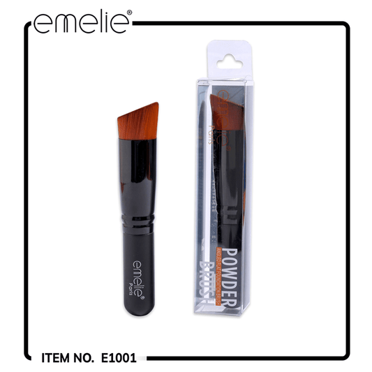 Angled Flat Foundation Powder Brush Emelie Cosmetics.pk
