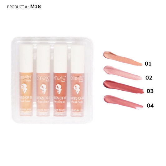 Cheek Heat Liquid Blush Emelie Cosmetics.pk