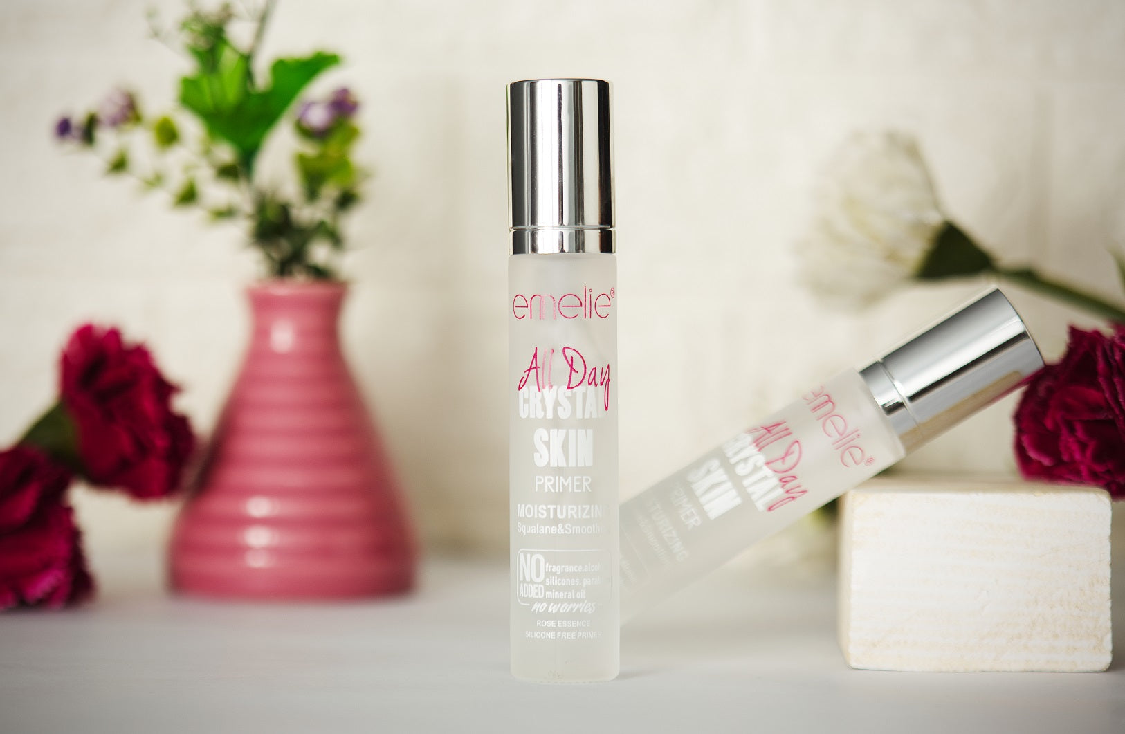 All Day Crystal Skin Primer (Silicone-Free) Emelie Cosmetics.pk