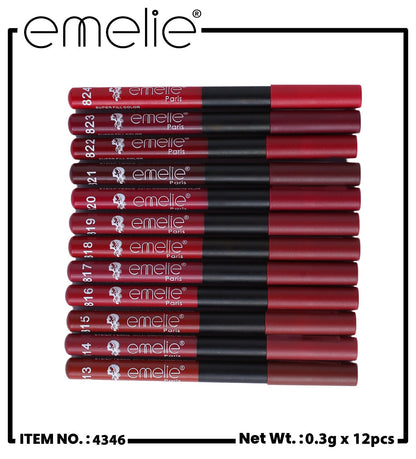 Matte Lip Pencil Emelie Cosmetics.pk