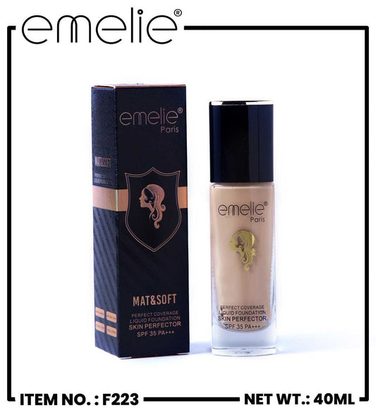 MAT&SOFT Liquid Foundation Emelie Cosmetics