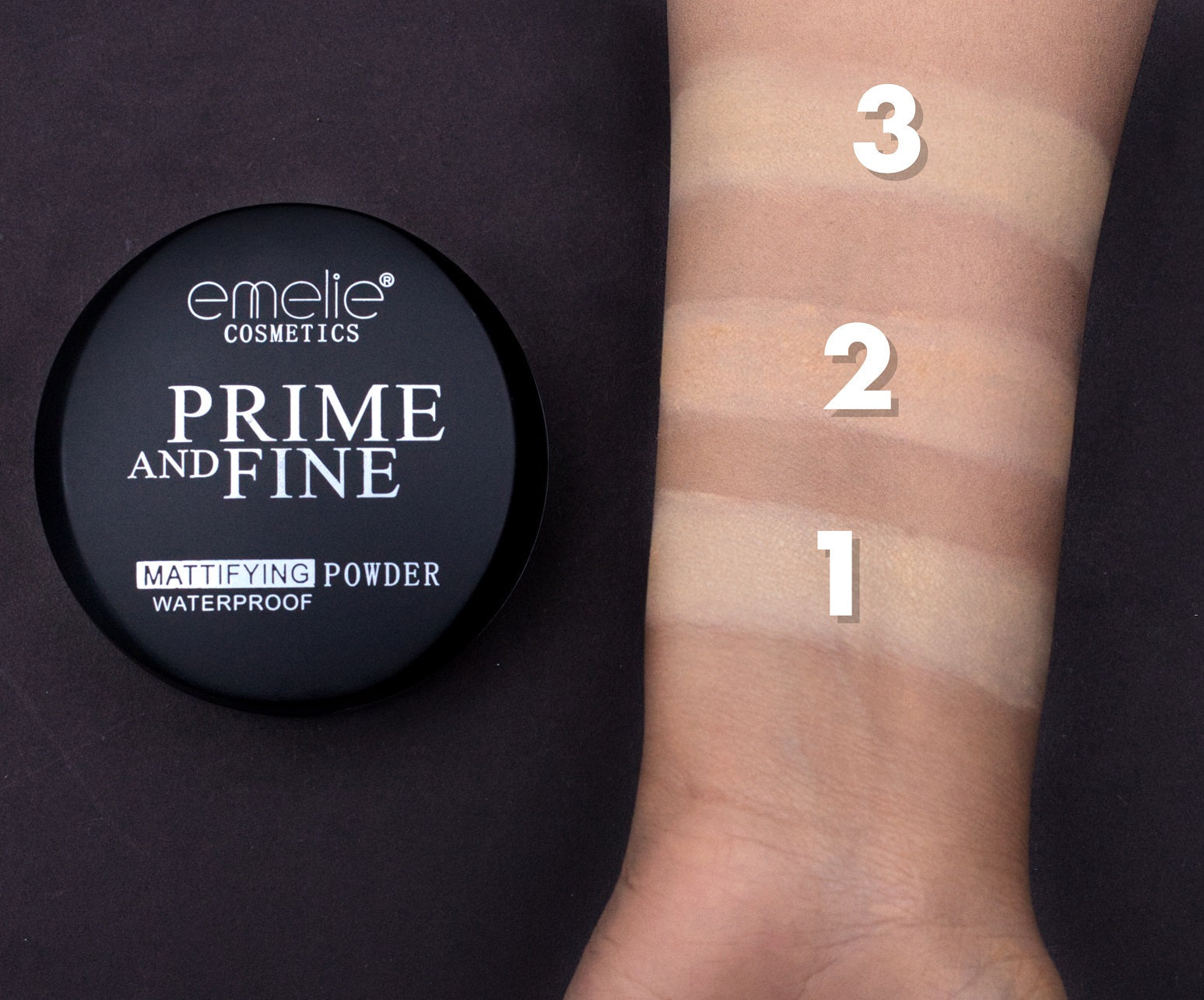 Prime & Fine Compact Powder Emelie Cosmetics.pk