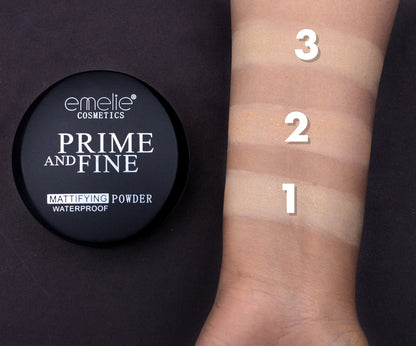 Prime & Fine Compact Powder Emelie Cosmetics.pk