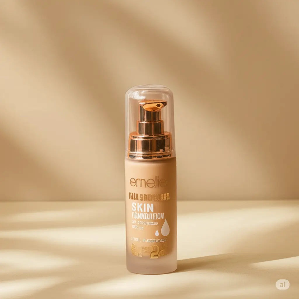 Emelie Full Coverage Skin Foundation Emelie Cosmetics