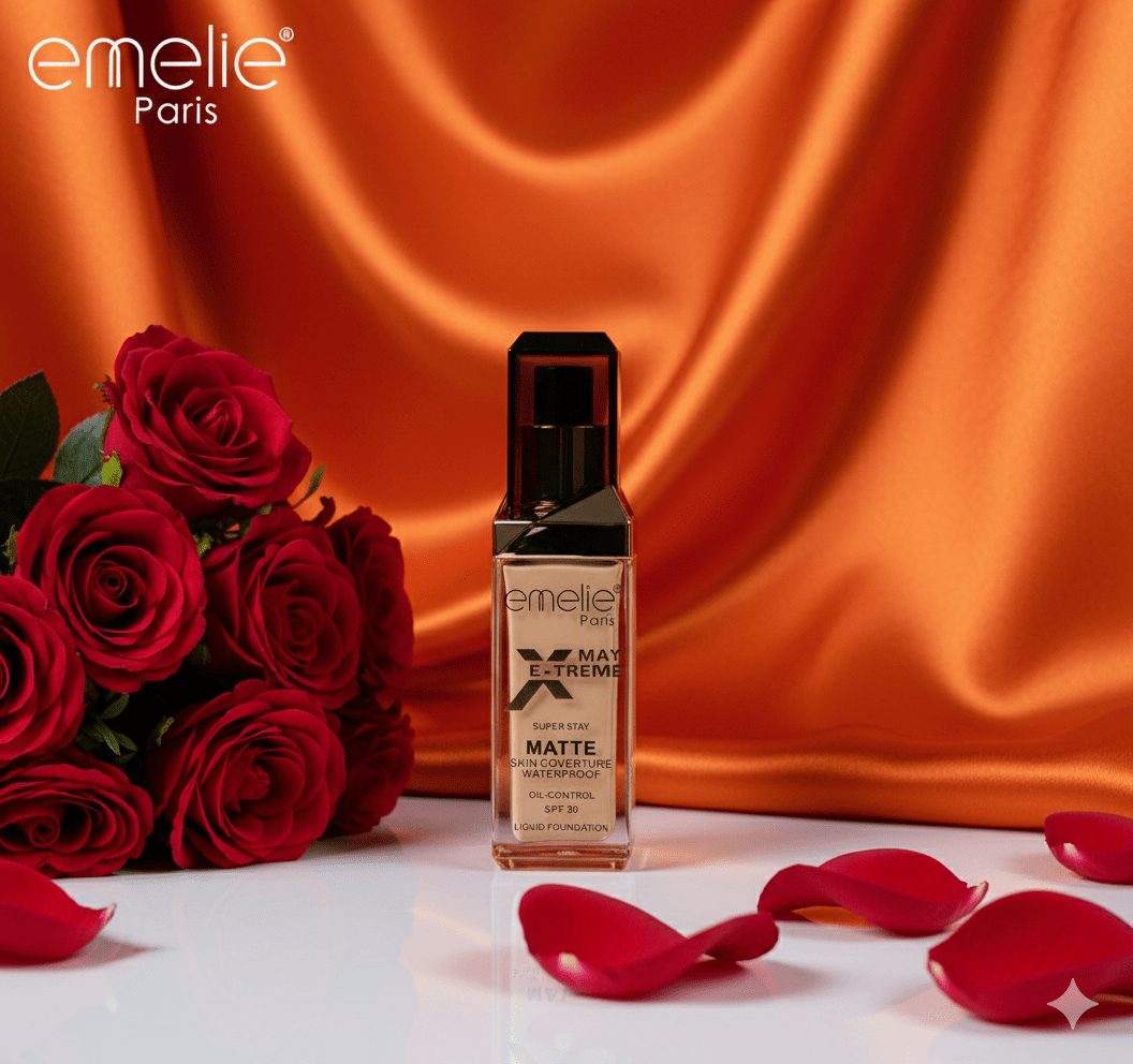 EXTREME Matte Super Stay liquid Foundation 30ml SPF_30 Emelie Cosmetics.pk