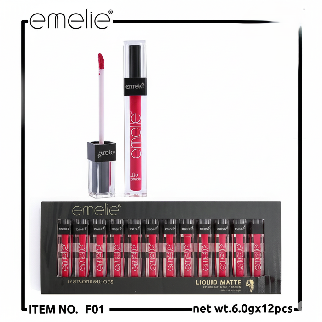 Liquid Matte Lip Gloss (1pc) Emelie Cosmetics.pk