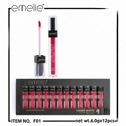 Liquid Matte Lip Gloss (1pc) Emelie Cosmetics.pk