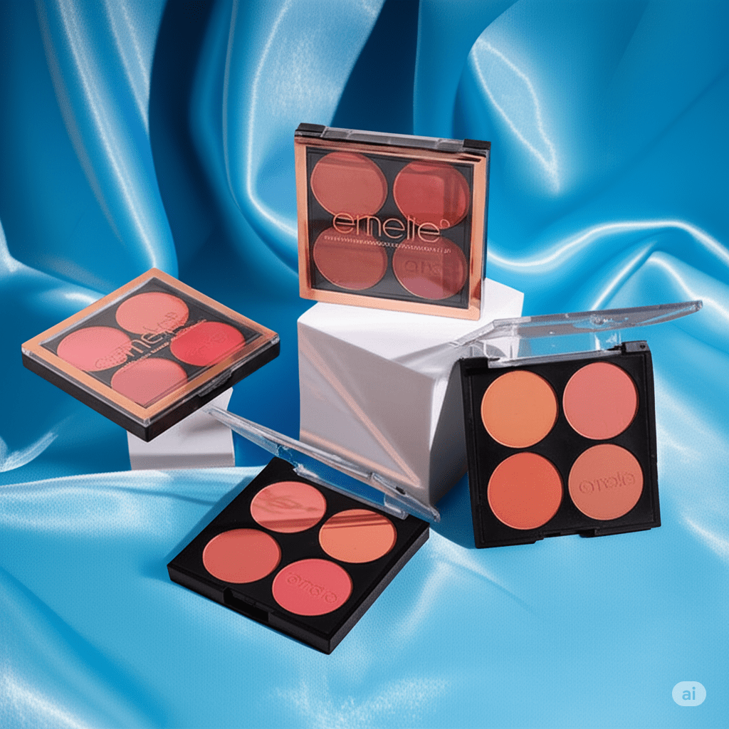 PROFESSIONAL MAKEUP 4-COLOR PALETTE Emelie Cosmetics.pk