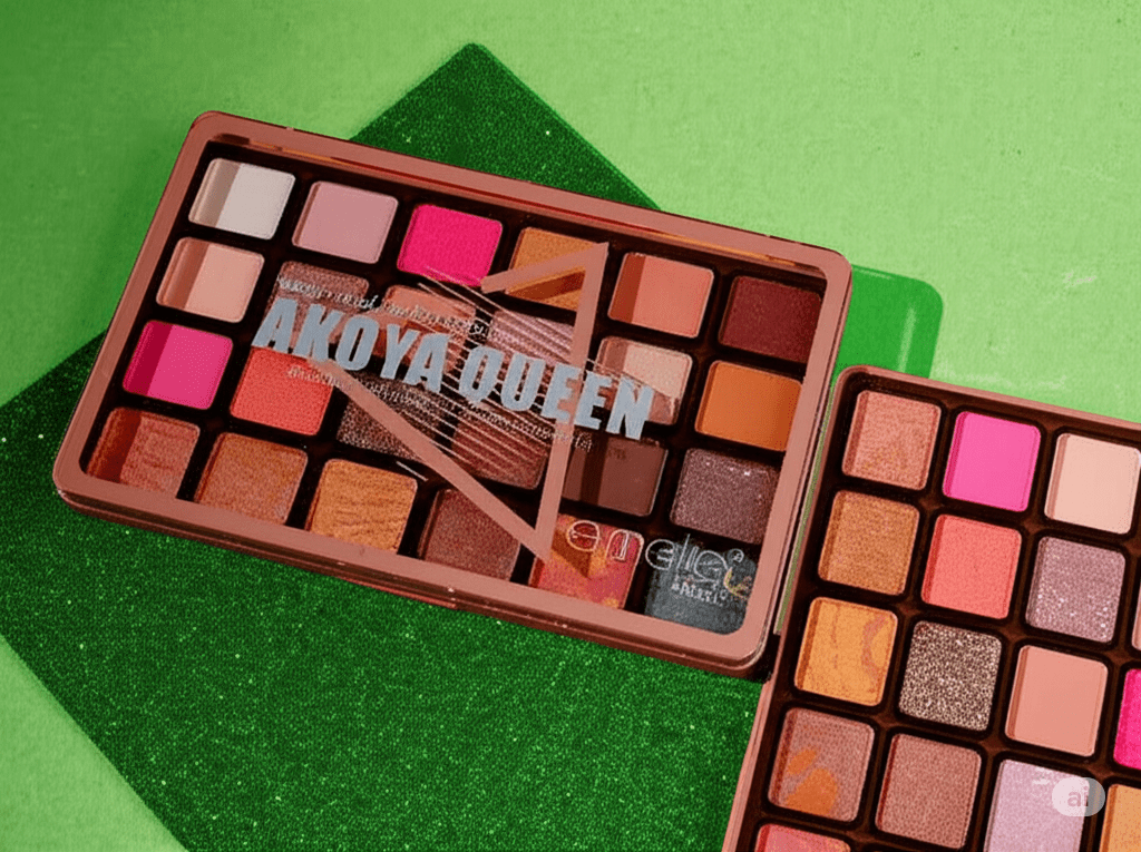 AKOYA Queen 24 Color Eyeshadow Pallete Emelie Cosmetics.pk