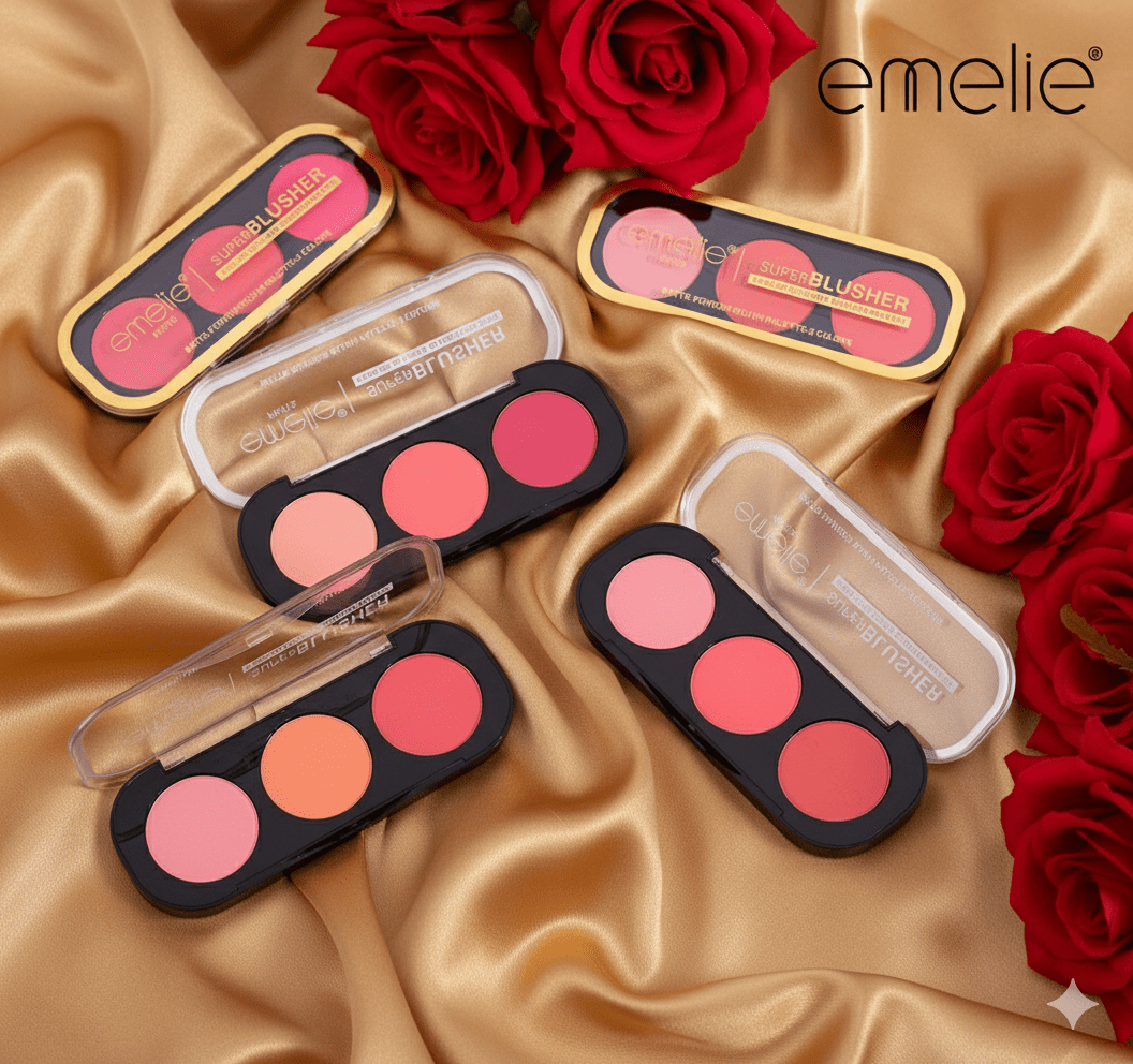 Emelie Paris Super Blusher - 3 - Color Ultimate Blush Palette