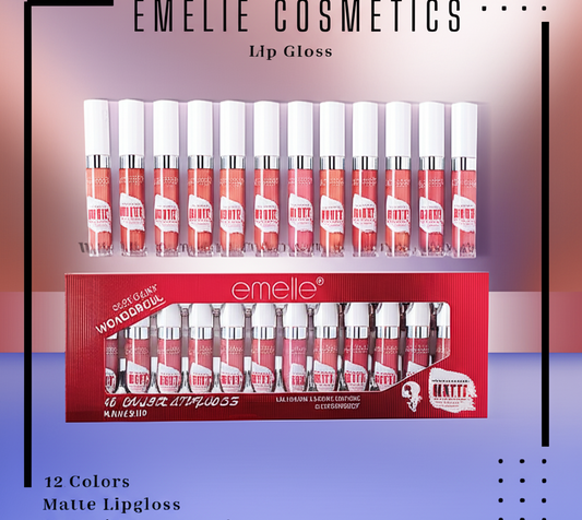 Fresh All Day Matte Lip Gloss Emelie Cosmetics.pk