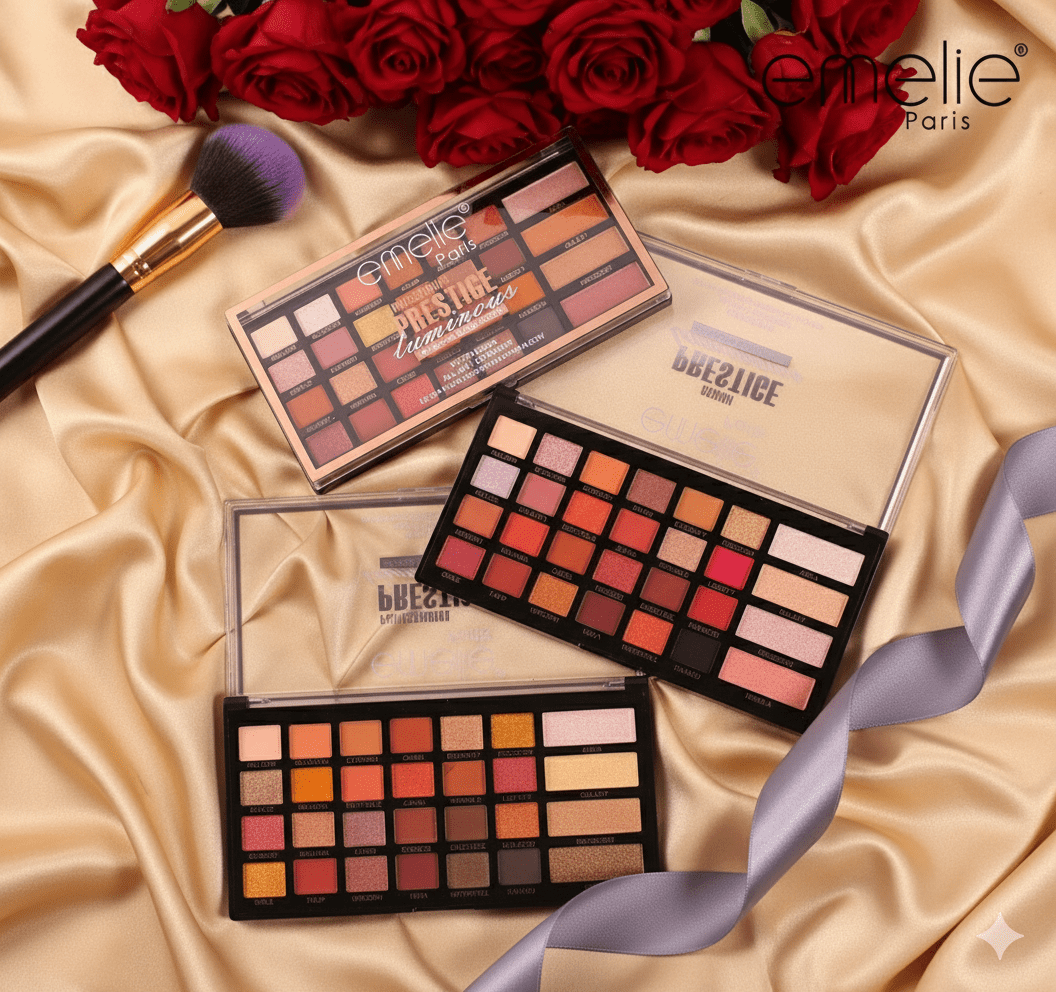 Emelie Paris Prestige Luminous 28-Color Eyeshadow Palette