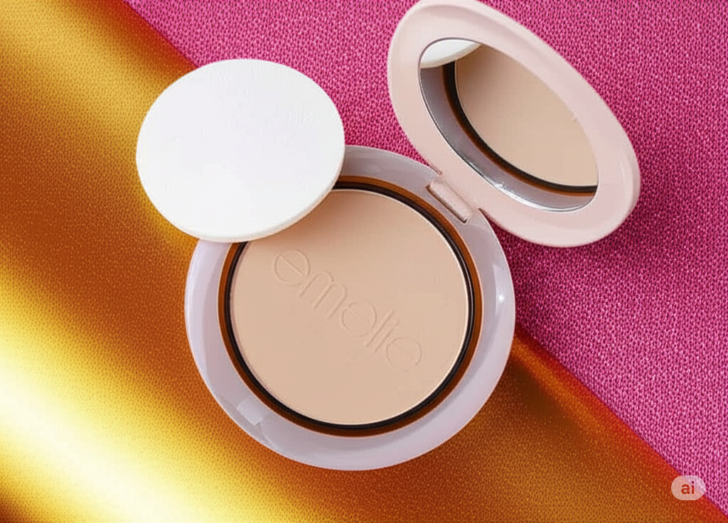 Weightless Perfect Compact Powder Emelie Cosmetics.pk