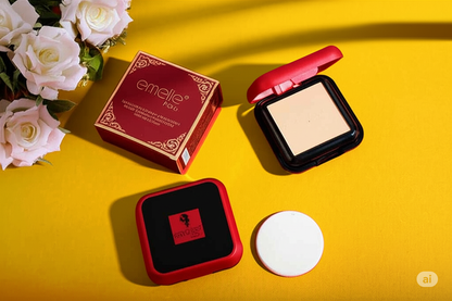 Matte Coverage Compact Powder Emelie Cosmetics.pk