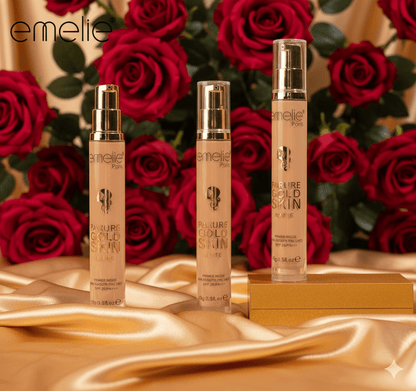 Emelie® Paris Parure Gold Skin Matte Foundation – Net 15g